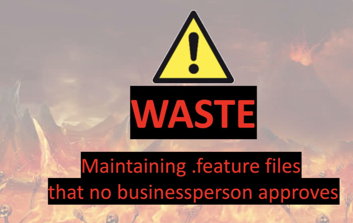 Waste warning